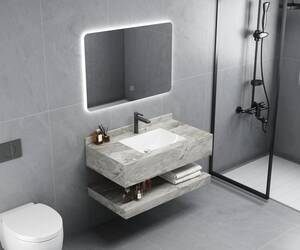 Wash Basin Porcelain Wall Hang 80CM
